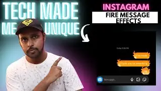 How to send fire message effects on instagram| how to send message effects on instagram