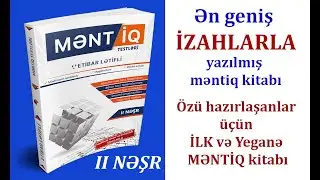 &Ouml;Z&Uuml;HAZIRLAŞANLAR &Uuml;&Ccedil;&Uuml;N İZAHLI MƏNTİQ KİTABI (Etibar Lətifli - DİM-in Məntiq &uuml;zrə eksperti)