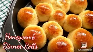 Honeycomb Dinner Rolls by Spark Of Taste/Mini Dinner Rolls/How to Make Dinner Rolls