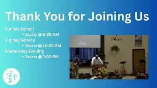 September 21st - Pastoral Elder Joe Calloway - Immanuel Baptist Church, Cold Spring, KY