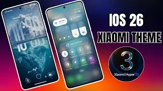 Hyper OS 3 &mdash; тема iOS 26 с 3D-эффектом и прозрачным центром управления.