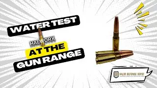 Halworx 8.6 Blackout Ammo Water Test! Crazy Expansion & Powerful Shock