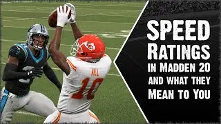 Speed Ratings in Madden NFL 20 and What They Mean to You