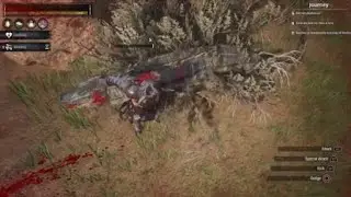 Conan Exiles Unarmed Combat vs Croc