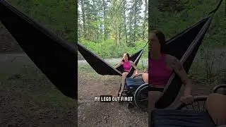 #paraplegic #disabled #wheelchair #chronicillness #camping #hammock #Colorado