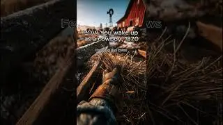 POV: You wake up as a cowboy in 1870, USA #cowboys #usahistory