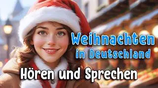 Deutsch lernen durch Hören | Weihnachten in Deutschland  | Hören und sprechen | German story
