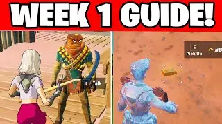 ALL WEEK 1 CHALLENGES GUIDE FORTNITE CHAPTER 2 SEASON 5 (EPIC CHALLENGES)