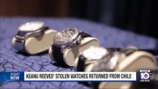 Chilean authorities turn over 6 of Keanu Reeves&rsquo;s watches that were stolen in 2023