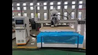 EK2 2230 ATC CNC Nesting machine for cabinets with auto labelling on gantry