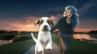 ✨ Sunset Walk with My Cute Dog & Dreamy Ambient |#music #fesive #ambient