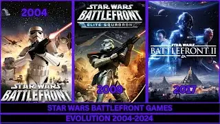 Star Wars Battlefront Games Evolution 2004-2024