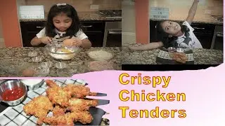 Chef Hat - Crispy crunchy easy chicken fingers | crispy chicken tenders | Kid approved | kid cooking
