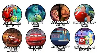 PIXAR Movie Theories... The Ones That Might Actually Be True | EXPLAINED In 16 Minutes