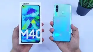 Распаковка и впечатления от Samsung Galaxy M40 цвета &laquo;Морская вода&raquo;