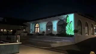 Architecture Villa Wall 3D Projection Mapping Indoor Outdoor Building Echo Arena