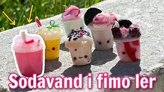 DIY sodavand i fimo ler 🥤 // 👉MEGA EFTERSPURGT VIDEO😅