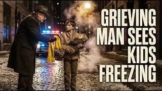 11Year Old Carries Brother Through Blizzard Over Steam Grate Stranger's Gift Changes Everything