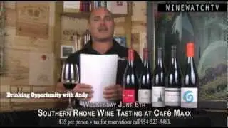 Southern Rhone Tasting at Cafe Maxx