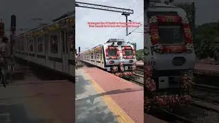 1st Inaugural Run Of Sealdah To Ranaghat JN AC Local WB's first AC local🔥✨#aclocal #easternrailways
