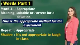 10 Academic Core Words | Listen, Repeat, and Shadow English Fluency | ESC_Speaking & Conversation