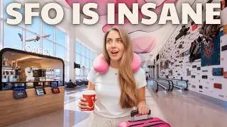 I spent 24 hours at San Francisco Airport 🇺🇸✈️ Is it America's BEST?!