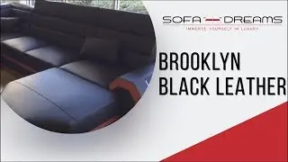 Sofa Dreams - Brooklyn Black Leather