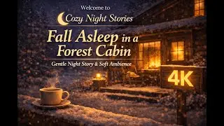 Fall Asleep in a Forest Cabin | Gentle Night Story & Soft Ambience