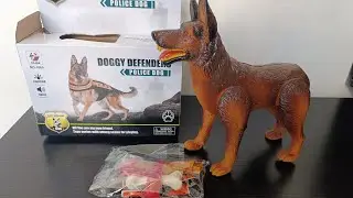 Doggy Defenders | Police Dog Toy | With Lighting & Voice | Unboxing & Review