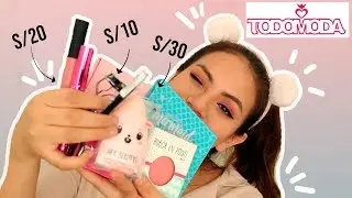 PROBANDO MAQUILLAJE ECONÓMICO DE TODO MODA! 🖤
