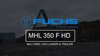 Terex Fuchs MHL 350 F HD (Heavy Duty) Sawmill / Millyard Timber Material Handler and Trailer