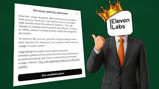 Elevenlab Unusual Activity Detected Problem || Eleven Labs problem solution 
