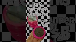 No-Sew Pattern Weights ✨ #sewing #diy #patternweights #patternmaking #sewingprojects