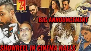YRF 50 BIG ANNOUNCEMENT WITH SHOW REEL IN CINEMA HALLS | TIGER 3 | PATHAAN | AJAY DEVGN | SURPRISE