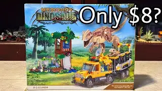 Reviewing a FAKE lego Jurassic world set! 