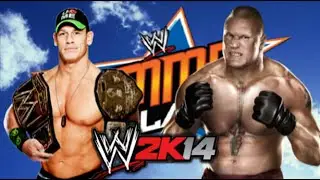 WWE Games John Cena vs Brock Lesnar Promo Summerslam 2014