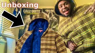 Supreme Plaid Wool Hooded Work Jacket Unboxing & Review!