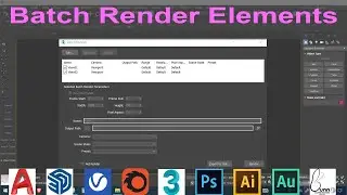 Batch render 3dsmax vray 5 render elements | 3dsmax vray 5 batch render elements | Bunnyht