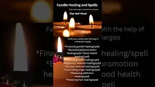 Book your Candle Healing / spells and bay leaf ritual on Full moon and new moon #spell #tarot #yt