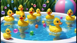 Bath Tub Ducks &ndash; Count Them All! | Fun Counting Song for Kids | Splish Splash Bath Time Rhyme