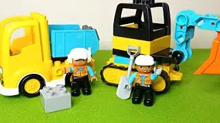 LEGO DUPLO - Truck & Tracked Excavator (10931) - Video for kids