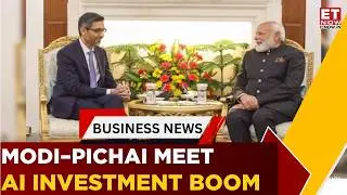 PM Modi Meets Sundar Pichai | Big AI Deals At India AI Impact Summit 2026 | Business News | ET Now