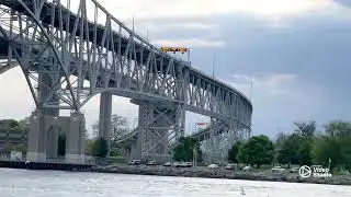 Blue Water Bridge between US and Canada|| USA || Canada||Point Edward|| Port Huron.