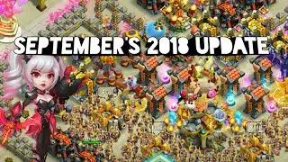 CASTLE CLASH SEPTEMBER 2018 UPDATE!!