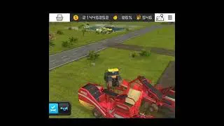 Harvesting Potato With 2 Harvesters In FS 16 | FS16 Gameplay | Farming Simulator Timelapse #shorts