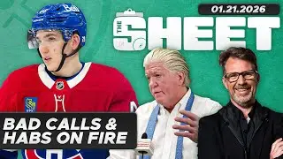 Incorrect Calls, Habs on Fire, and Glow Pucks ft. Brian Burke | The Sheet with Jeff Marek