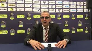 Coach De Raffaele dopo la conquista della semifinale scudetto