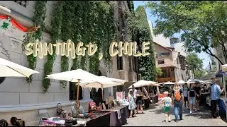 5 hours in Santiago, Chile - our South American tour