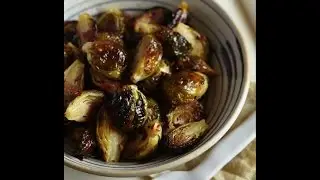 Asian Brussels Sprouts with Tangy Sriracha Sauce
