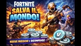 GPPANTUSA #fortnite 🔴​ SALVA IL MONDO 🔴​ Farmiamo V BUKS per il PASS BATTAGLIA